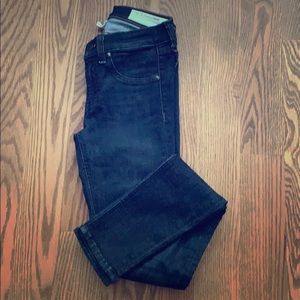 Rag & bone black denim skinny jeans